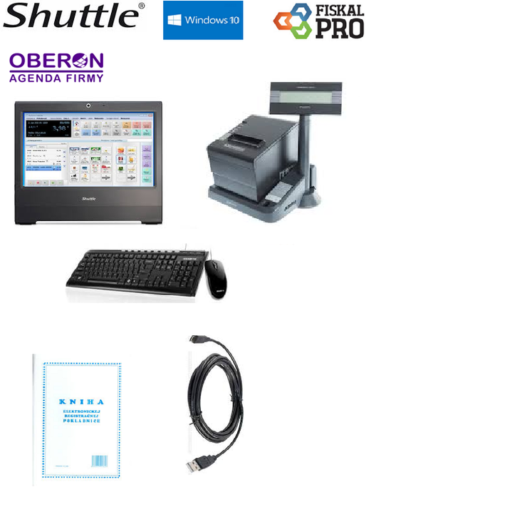 PC POS zostava s Shuttle X50V6, Efox RP80